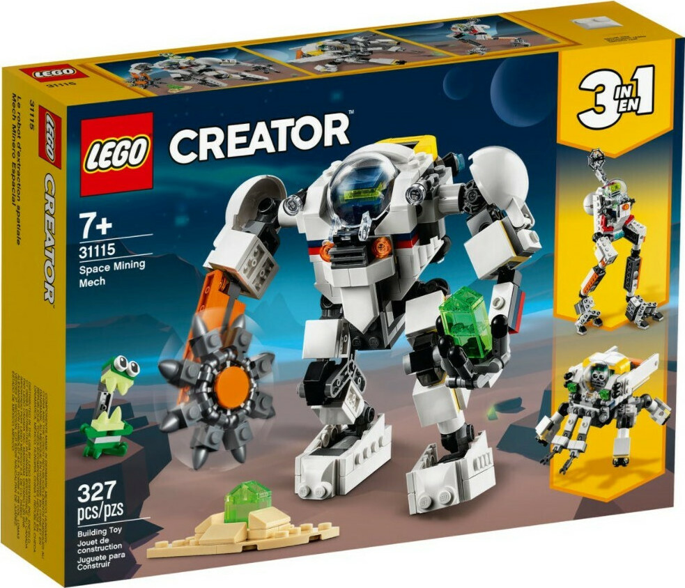 20210225111358_lego_creator_space_mining_mech_31115 Lego Creator: Space Mining Mech - Ρομπότ Εξόρυξης 31115